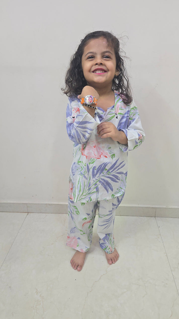Girls Coord Set – Floral Dreams