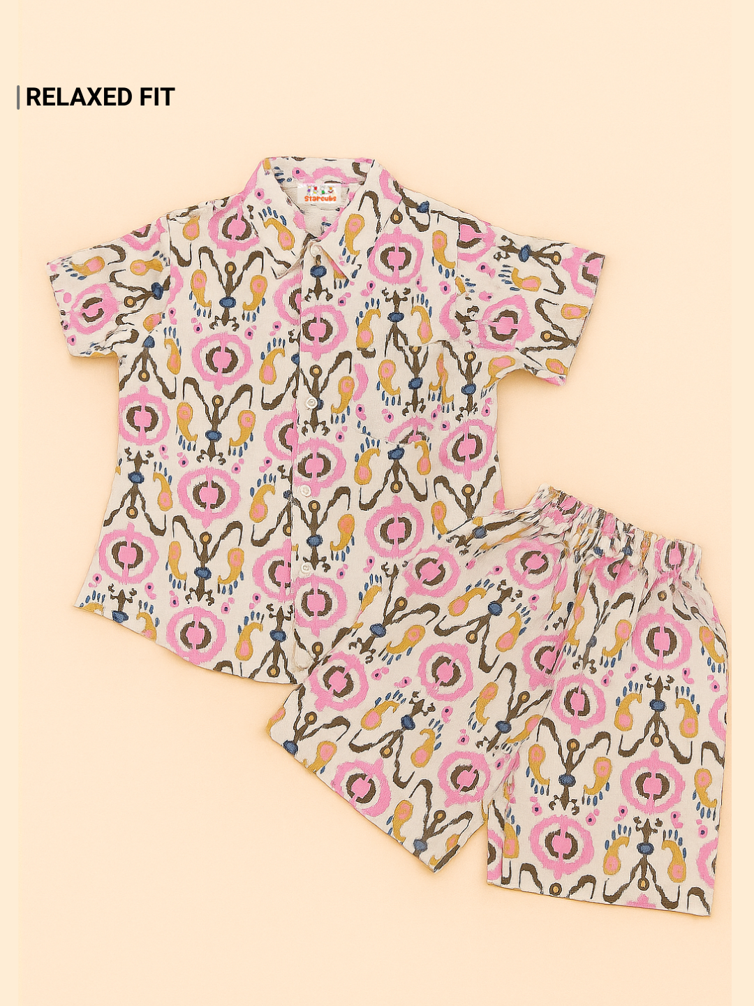 Boys' Ikat Pop Print Co-Ord Set