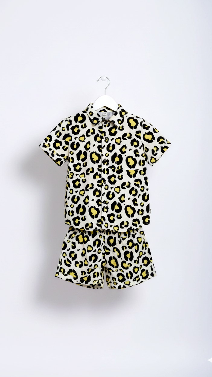 Boys' Wild Style Leopard Print Co-Ord Set