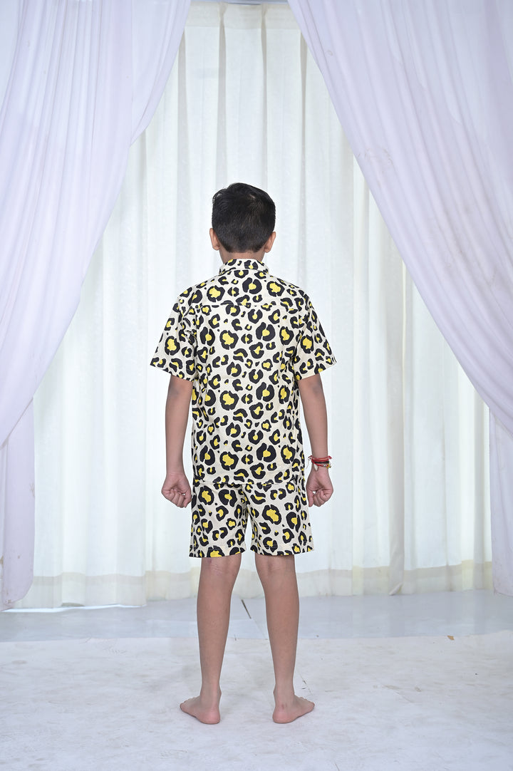 Boys' Wild Style Leopard Print Co-Ord Set