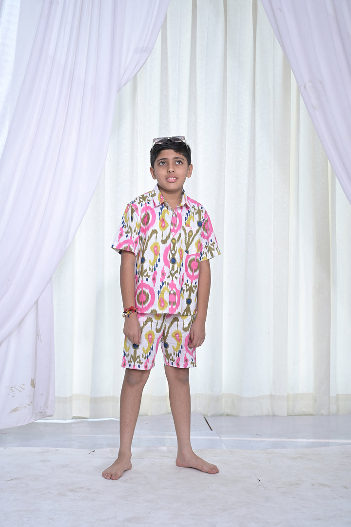 Boys' Ikat Pop Print Co-Ord Set