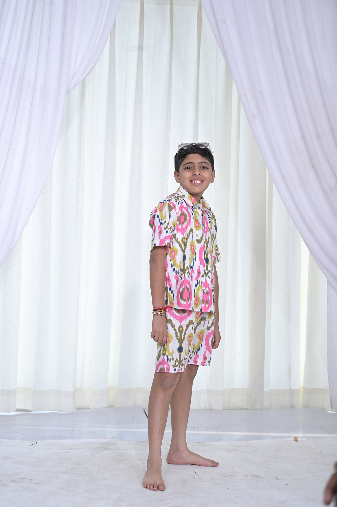 Boys' Ikat Pop Print Co-Ord Set