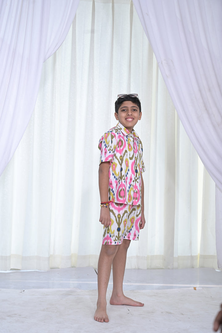 Boys' Ikat Pop Print Co-Ord Set
