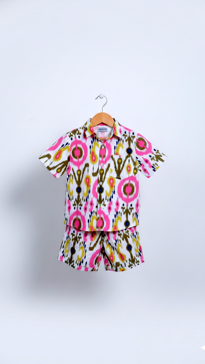 Boys' Ikat Pop Print Co-Ord Set