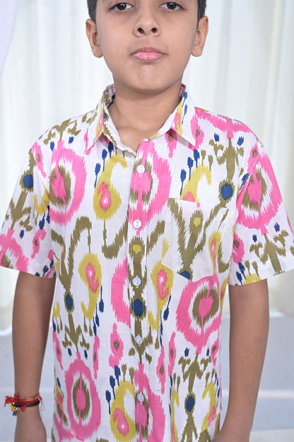 Boys' Ikat Pop Print Co-Ord Set