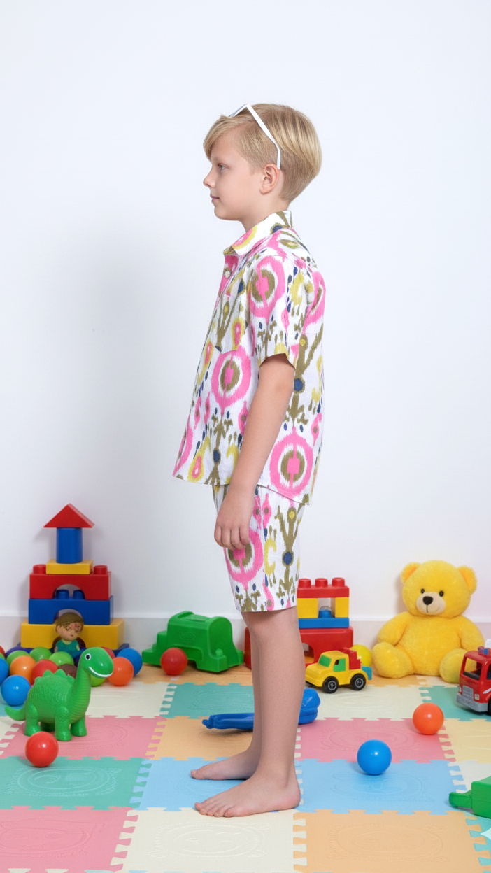 Boys' Ikat Pop Print Co-Ord Set