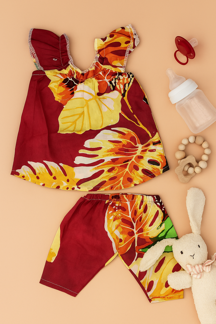 Baby Sleeveless Printed Cotton Top & Shorts Set – Assorted Designs | Pack of 3 or Pack of 5