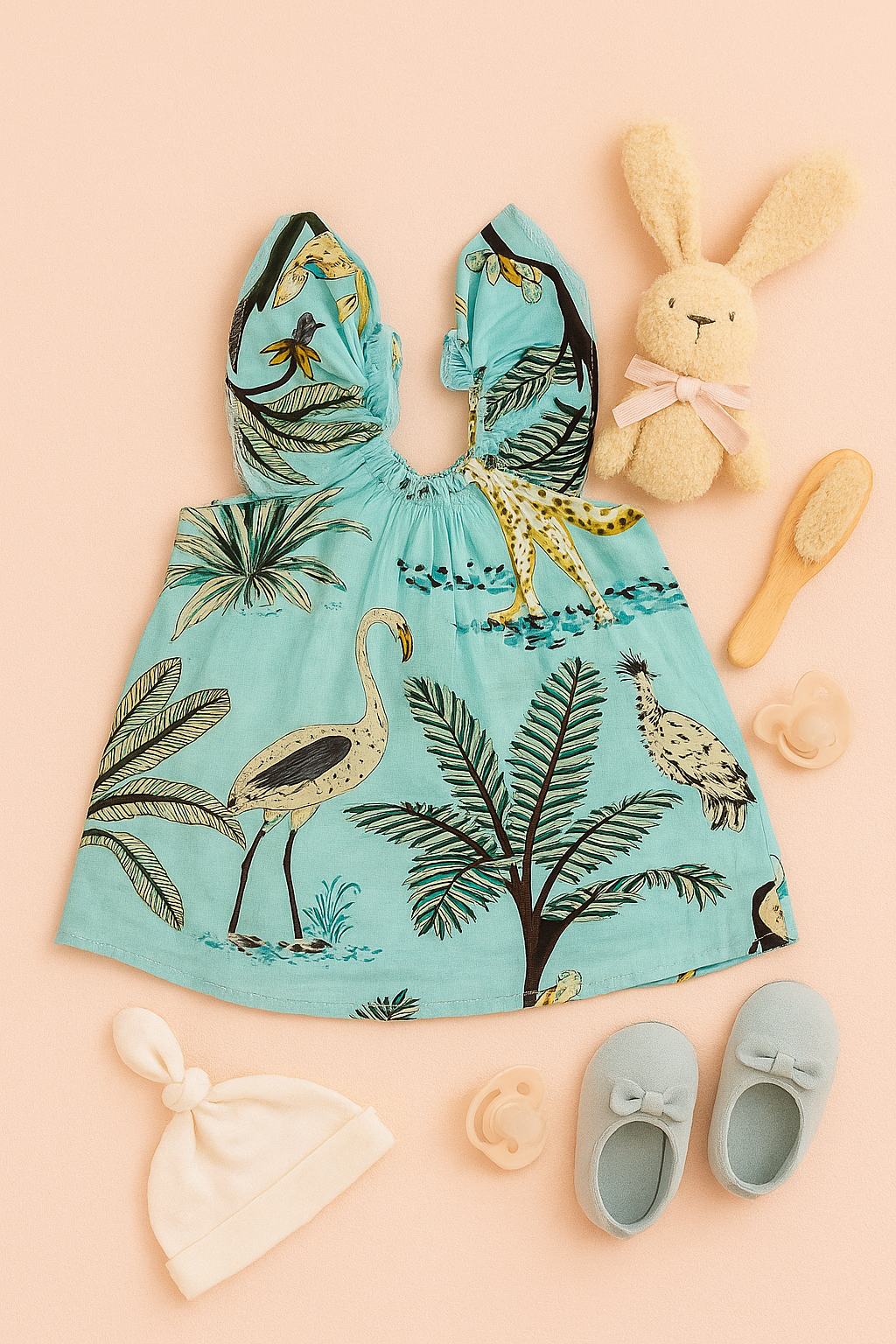 Baby Sleeveless Printed Cotton Top & Shorts Set – Assorted Designs | Pack of 3 or Pack of 5
