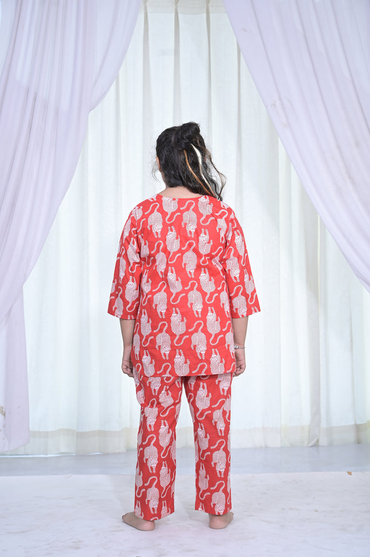 Girls Red Coord Set