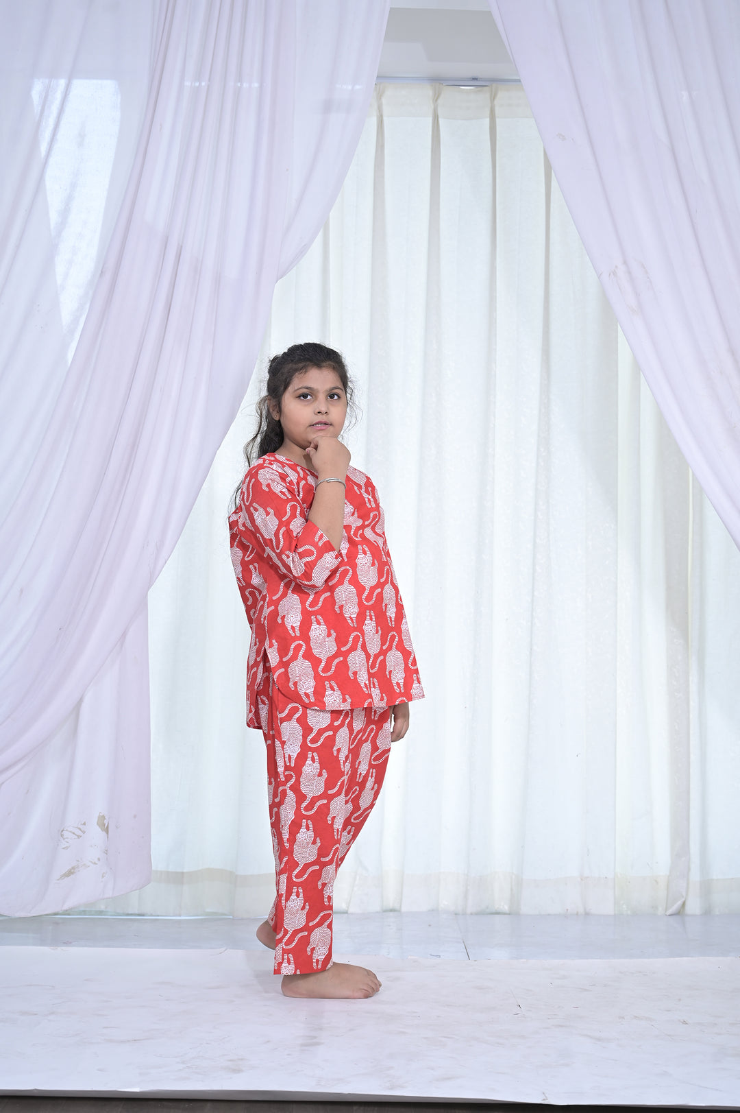 Girls Red Coord Set