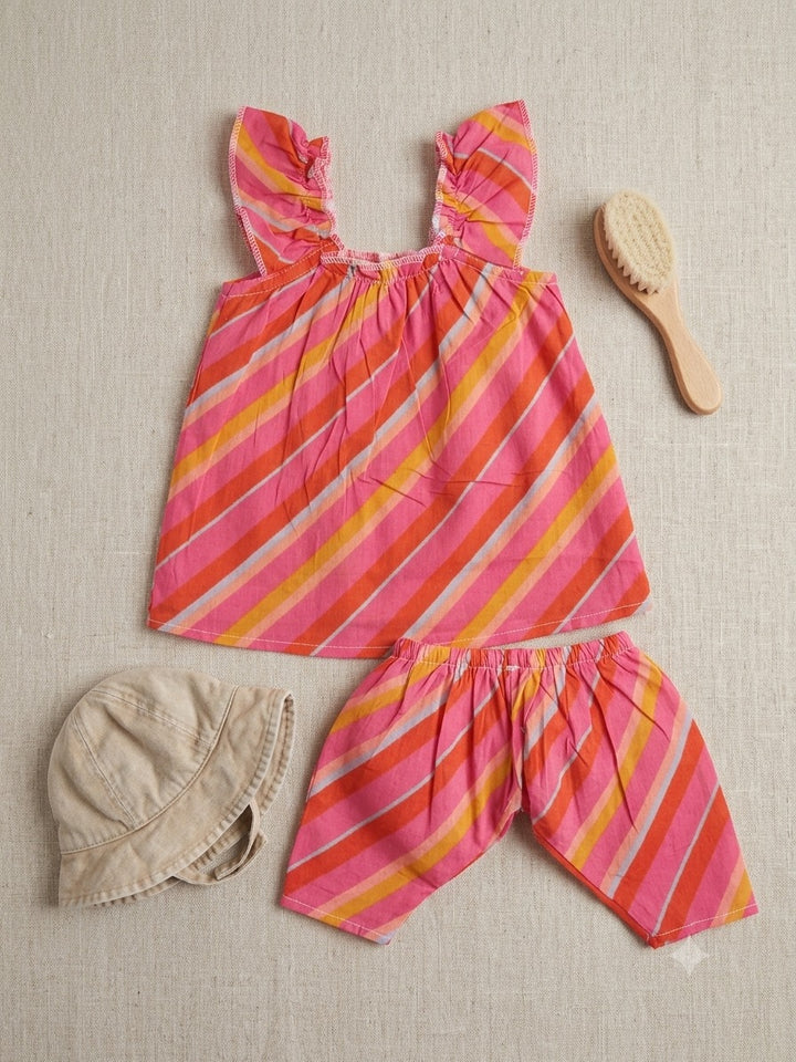 Baby Sleeveless Printed Cotton Top & Shorts Set – Assorted Designs | Pack of 3 or Pack of 5 (Copy)